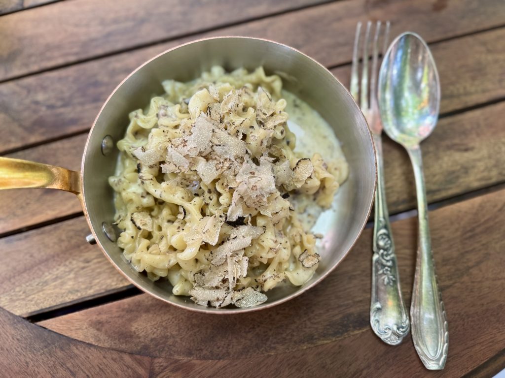 Die berühmte Trüffelpasta Giorgia Trattoria