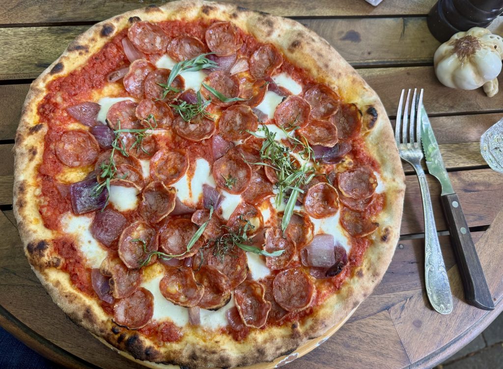 Pizza Drop it like it's hot Georgia Trattoria